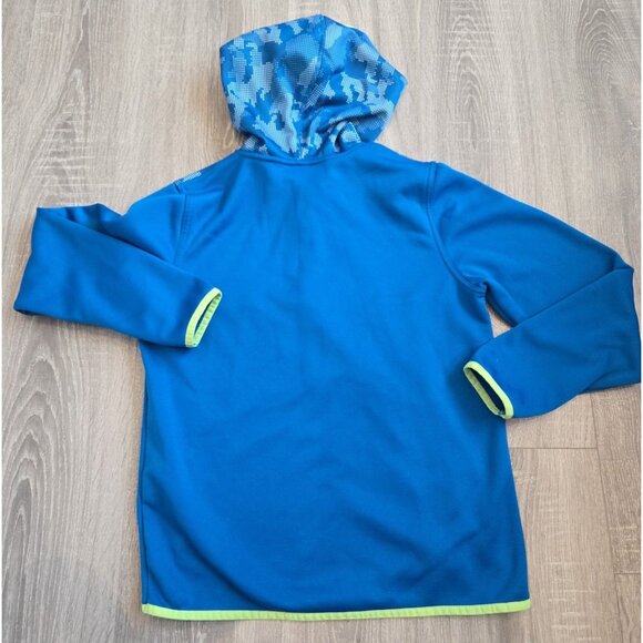 BOYS /GIRLS YLarge UNDER ARMOUR‎ COLDGEAR STORM HOODIE Quater zip FLEECE - Picture 9 of 9
